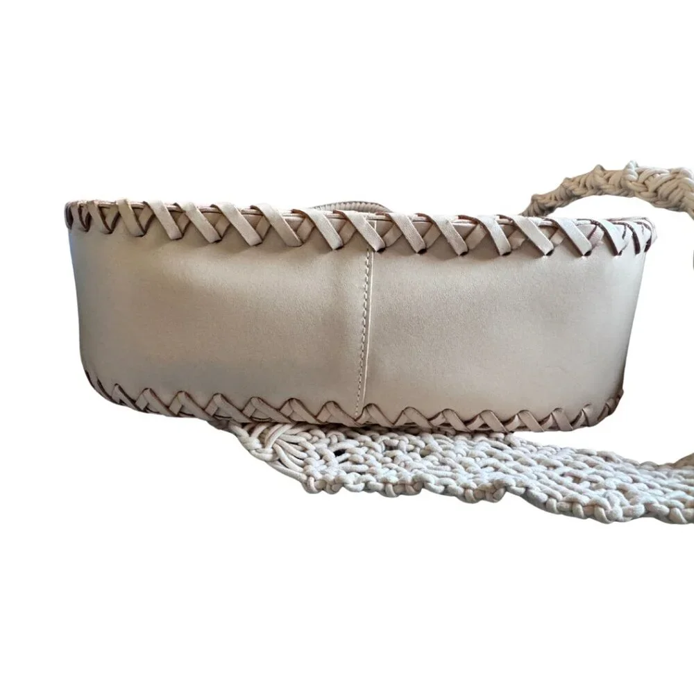 Ulla Johnson Luxury Handbag with Crochet Strap